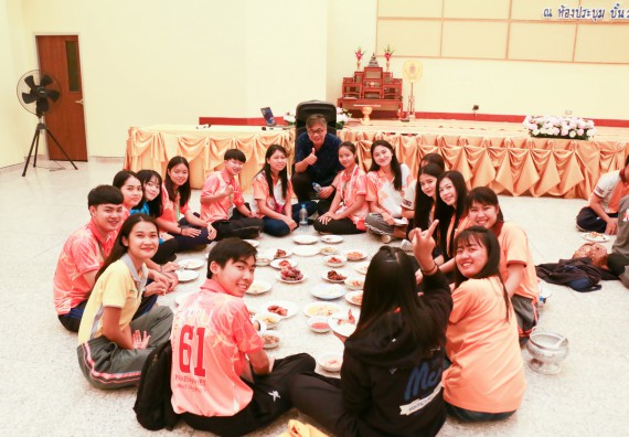 ภาพกิจกรรม สโมสรนักศึกษาคณะวิทยาศาสตร์และเทคโนโลยี จัดกิจกรรมทำบุญคณะวิทยาศาสตร์และเทคโนโลยี ประจำปี 2561