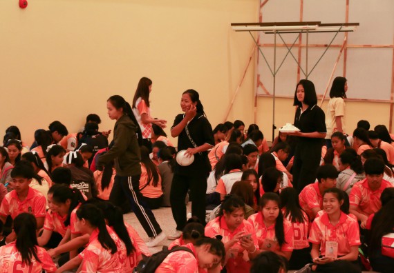 ภาพกิจกรรม สโมสรนักศึกษาคณะวิทยาศาสตร์และเทคโนโลยี จัดกิจกรรมทำบุญคณะวิทยาศาสตร์และเทคโนโลยี ประจำปี 2561