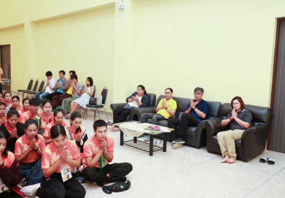 ภาพกิจกรรม สโมสรนักศึกษาคณะวิทยาศาสตร์และเทคโนโลยี จัดกิจกรรมทำบุญคณะวิทยาศาสตร์และเทคโนโลยี ประจำปี 2561