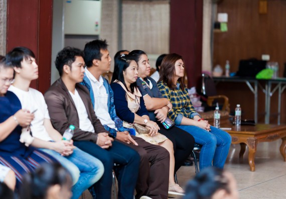 ภาพกิจกรรม สโมสรนักศึกษาคณะวิทยาศาสตร์และเทคโนโลยี จัด กิจกรรมบายศรีสู่ขวัญคณะวิทยาศาสตร์และเทคโนโลยี ประจำปี 2561