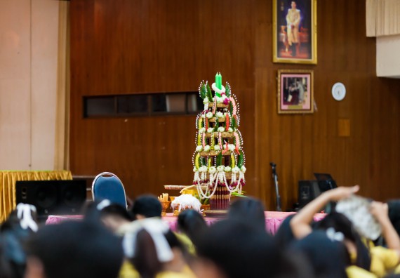 ภาพกิจกรรม สโมสรนักศึกษาคณะวิทยาศาสตร์และเทคโนโลยี จัด กิจกรรมบายศรีสู่ขวัญคณะวิทยาศาสตร์และเทคโนโลยี ประจำปี 2561