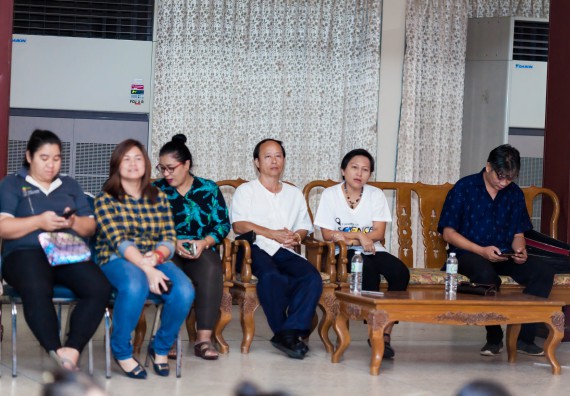 ภาพกิจกรรม สโมสรนักศึกษาคณะวิทยาศาสตร์และเทคโนโลยี จัด กิจกรรมบายศรีสู่ขวัญคณะวิทยาศาสตร์และเทคโนโลยี ประจำปี 2561