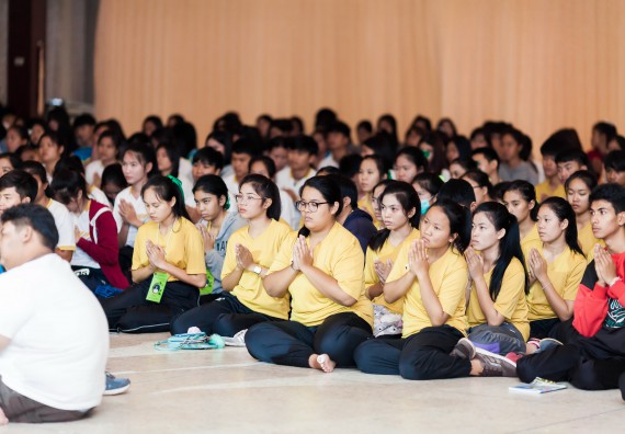 ภาพกิจกรรม สโมสรนักศึกษาคณะวิทยาศาสตร์และเทคโนโลยี จัด กิจกรรมบายศรีสู่ขวัญคณะวิทยาศาสตร์และเทคโนโลยี ประจำปี 2561