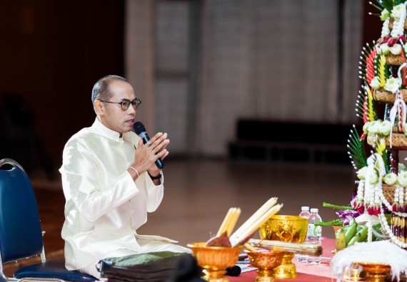 ภาพกิจกรรม สโมสรนักศึกษาคณะวิทยาศาสตร์และเทคโนโลยี จัด กิจกรรมบายศรีสู่ขวัญคณะวิทยาศาสตร์และเทคโนโลยี ประจำปี 2561