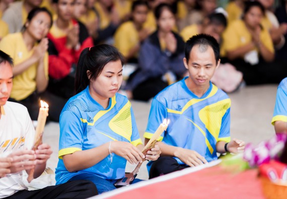 ภาพกิจกรรม สโมสรนักศึกษาคณะวิทยาศาสตร์และเทคโนโลยี จัด กิจกรรมบายศรีสู่ขวัญคณะวิทยาศาสตร์และเทคโนโลยี ประจำปี 2561