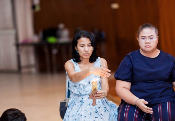 ภาพกิจกรรม สโมสรนักศึกษาคณะวิทยาศาสตร์และเทคโนโลยี จัด กิจกรรมบายศรีสู่ขวัญคณะวิทยาศาสตร์และเทคโนโลยี ประจำปี 2561