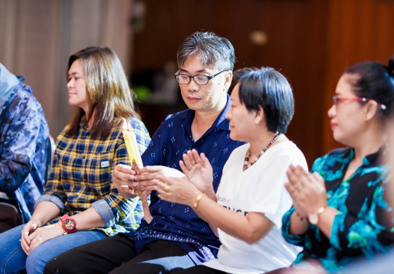 ภาพกิจกรรม สโมสรนักศึกษาคณะวิทยาศาสตร์และเทคโนโลยี จัด กิจกรรมบายศรีสู่ขวัญคณะวิทยาศาสตร์และเทคโนโลยี ประจำปี 2561