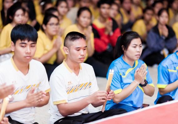 ภาพกิจกรรม สโมสรนักศึกษาคณะวิทยาศาสตร์และเทคโนโลยี จัด กิจกรรมบายศรีสู่ขวัญคณะวิทยาศาสตร์และเทคโนโลยี ประจำปี 2561