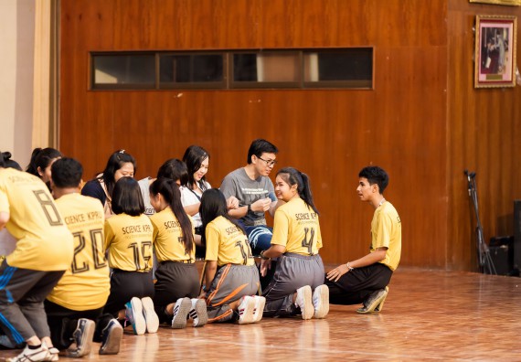 ภาพกิจกรรม สโมสรนักศึกษาคณะวิทยาศาสตร์และเทคโนโลยี จัด กิจกรรมบายศรีสู่ขวัญคณะวิทยาศาสตร์และเทคโนโลยี ประจำปี 2561