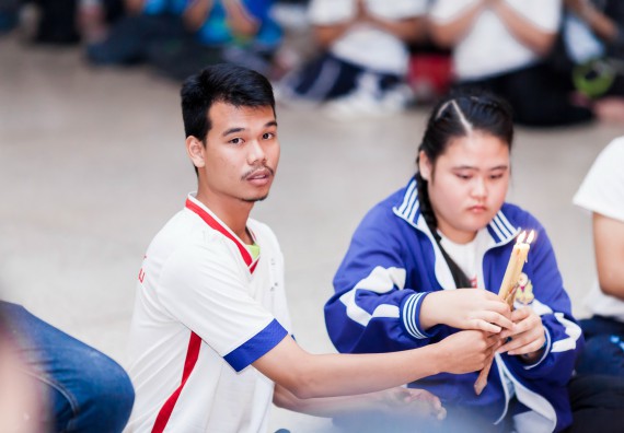 ภาพกิจกรรม สโมสรนักศึกษาคณะวิทยาศาสตร์และเทคโนโลยี จัด กิจกรรมบายศรีสู่ขวัญคณะวิทยาศาสตร์และเทคโนโลยี ประจำปี 2561