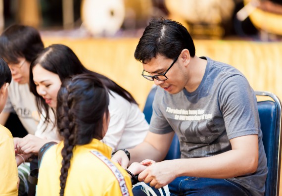 ภาพกิจกรรม สโมสรนักศึกษาคณะวิทยาศาสตร์และเทคโนโลยี จัด กิจกรรมบายศรีสู่ขวัญคณะวิทยาศาสตร์และเทคโนโลยี ประจำปี 2561