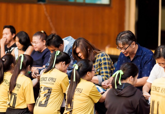 ภาพกิจกรรม สโมสรนักศึกษาคณะวิทยาศาสตร์และเทคโนโลยี จัด กิจกรรมบายศรีสู่ขวัญคณะวิทยาศาสตร์และเทคโนโลยี ประจำปี 2561