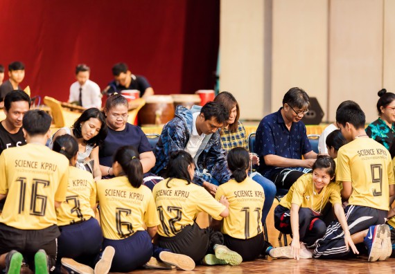 ภาพกิจกรรม สโมสรนักศึกษาคณะวิทยาศาสตร์และเทคโนโลยี จัด กิจกรรมบายศรีสู่ขวัญคณะวิทยาศาสตร์และเทคโนโลยี ประจำปี 2561