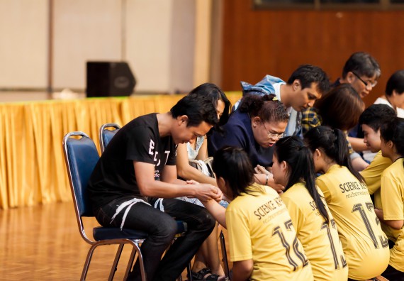 ภาพกิจกรรม สโมสรนักศึกษาคณะวิทยาศาสตร์และเทคโนโลยี จัด กิจกรรมบายศรีสู่ขวัญคณะวิทยาศาสตร์และเทคโนโลยี ประจำปี 2561