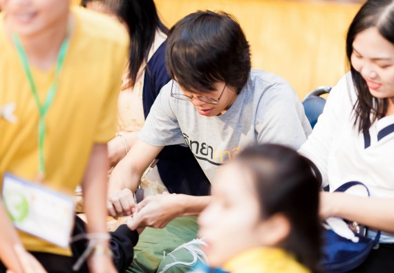 ภาพกิจกรรม สโมสรนักศึกษาคณะวิทยาศาสตร์และเทคโนโลยี จัด กิจกรรมบายศรีสู่ขวัญคณะวิทยาศาสตร์และเทคโนโลยี ประจำปี 2561