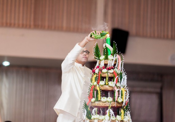 ภาพกิจกรรม สโมสรนักศึกษาคณะวิทยาศาสตร์และเทคโนโลยี จัด กิจกรรมบายศรีสู่ขวัญคณะวิทยาศาสตร์และเทคโนโลยี ประจำปี 2561