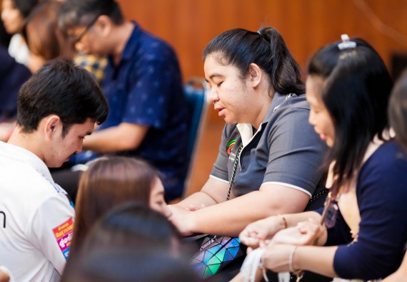 ภาพกิจกรรม สโมสรนักศึกษาคณะวิทยาศาสตร์และเทคโนโลยี จัด กิจกรรมบายศรีสู่ขวัญคณะวิทยาศาสตร์และเทคโนโลยี ประจำปี 2561