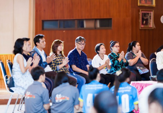 ภาพกิจกรรม สโมสรนักศึกษาคณะวิทยาศาสตร์และเทคโนโลยี จัด กิจกรรมบายศรีสู่ขวัญคณะวิทยาศาสตร์และเทคโนโลยี ประจำปี 2561