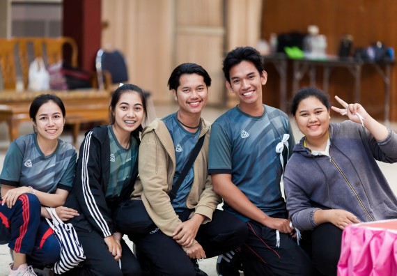 ภาพกิจกรรม สโมสรนักศึกษาคณะวิทยาศาสตร์และเทคโนโลยี จัด กิจกรรมบายศรีสู่ขวัญคณะวิทยาศาสตร์และเทคโนโลยี ประจำปี 2561