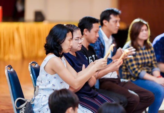 ภาพกิจกรรม สโมสรนักศึกษาคณะวิทยาศาสตร์และเทคโนโลยี จัด กิจกรรมบายศรีสู่ขวัญคณะวิทยาศาสตร์และเทคโนโลยี ประจำปี 2561