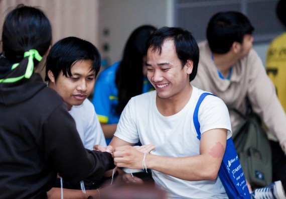 ภาพกิจกรรม สโมสรนักศึกษาคณะวิทยาศาสตร์และเทคโนโลยี จัด กิจกรรมบายศรีสู่ขวัญคณะวิทยาศาสตร์และเทคโนโลยี ประจำปี 2561