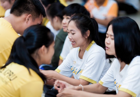 ภาพกิจกรรม สโมสรนักศึกษาคณะวิทยาศาสตร์และเทคโนโลยี จัด กิจกรรมบายศรีสู่ขวัญคณะวิทยาศาสตร์และเทคโนโลยี ประจำปี 2561