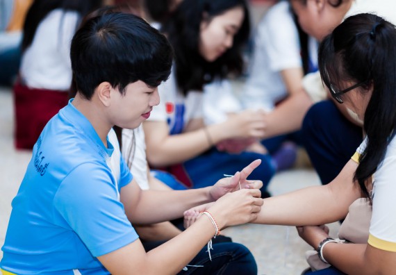 ภาพกิจกรรม สโมสรนักศึกษาคณะวิทยาศาสตร์และเทคโนโลยี จัด กิจกรรมบายศรีสู่ขวัญคณะวิทยาศาสตร์และเทคโนโลยี ประจำปี 2561