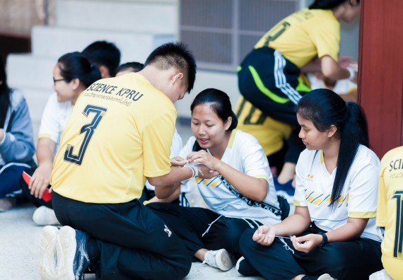 ภาพกิจกรรม สโมสรนักศึกษาคณะวิทยาศาสตร์และเทคโนโลยี จัด กิจกรรมบายศรีสู่ขวัญคณะวิทยาศาสตร์และเทคโนโลยี ประจำปี 2561