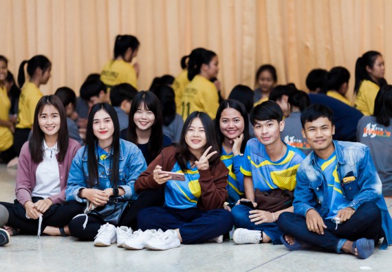 ภาพกิจกรรม สโมสรนักศึกษาคณะวิทยาศาสตร์และเทคโนโลยี จัด กิจกรรมบายศรีสู่ขวัญคณะวิทยาศาสตร์และเทคโนโลยี ประจำปี 2561