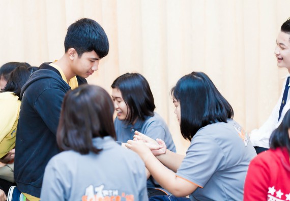 ภาพกิจกรรม สโมสรนักศึกษาคณะวิทยาศาสตร์และเทคโนโลยี จัด กิจกรรมบายศรีสู่ขวัญคณะวิทยาศาสตร์และเทคโนโลยี ประจำปี 2561