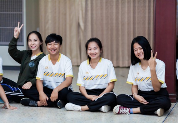 ภาพกิจกรรม สโมสรนักศึกษาคณะวิทยาศาสตร์และเทคโนโลยี จัด กิจกรรมบายศรีสู่ขวัญคณะวิทยาศาสตร์และเทคโนโลยี ประจำปี 2561