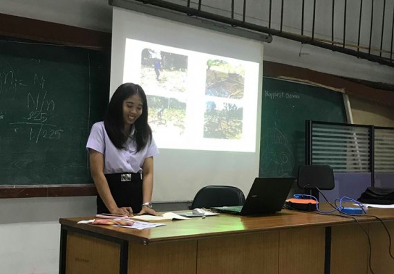 ภาพกิจกรรม โปรแกรมวิชาวิทยาศาสตร์สิ่งแวดล้อม จัดกิจกรรมเตรียมความพร้อมของนักศึกษาวิทยาศาสตร์สิ่งแวดล้อม ชั้นปีที่ 1