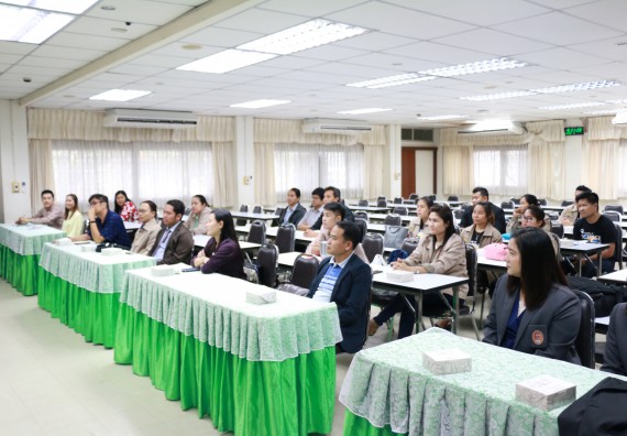 ภาพกิจกรรม คณะวิทยาศาสตร์และเทคโนโลยี จัดกิจกรรมอบรมและแลกเปลี่ยนเรียนรู้การจดสิทธิบัตรและอนุสิทธิบัตรจากผลงานวิชาการและงานวิจัยด้านวิทยาศาสตร์และเทคโนโลยี