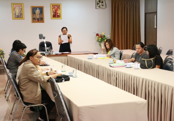 ภาพกิจกรรม คณะวิทยาศาสตร์และเทคโนโลยี จัดการประชุม เรื่อง การจัดทำงบประมาณแผ่นดิน ประจำปีงบประมาณ 2562