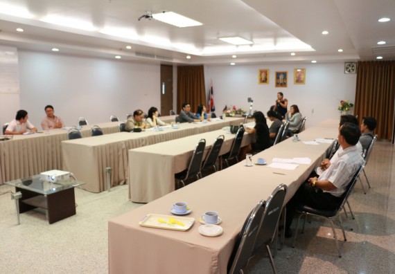 ภาพกิจกรรม คณะวิทยาศาสตร์และเทคโนโลยี จัดการประชุม เรื่อง การจัดทำงบประมาณแผ่นดิน ประจำปีงบประมาณ 2562