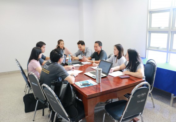 ภาพกิจกรรม คณะวิทยาศาสตร์และเทคโนโลยี จัดการประชุม เรื่อง การจัดอบรมโครงงานวิทยาศาสตร์