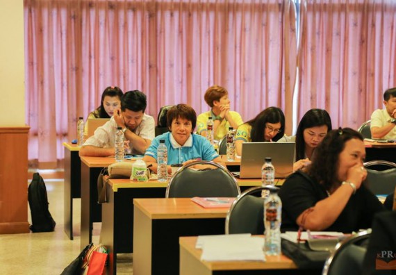 ภาพกิจกรรม คณะวิทยาศาสตร์และเทคโนโลยี เข้าร่วมโครงการฝึกอบรมเชิงปฏิบัติการ เรื่อง การวิเคราะห์และประเมินค่างาน