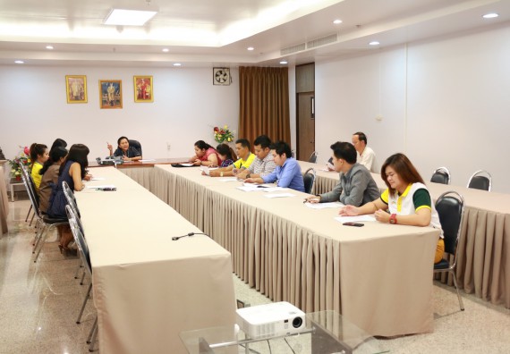 ภาพกิจกรรม คณะวิทยาศาสตร์และเทคโนโลยี จัดการประชุมแจ้งกำหนดการกิจกรรมพัฒนาบุคลากรด้านวิทยาศาสตร์และเทคโนโลยี