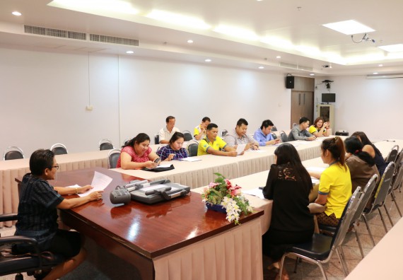 ภาพกิจกรรม คณะวิทยาศาสตร์และเทคโนโลยี จัดการประชุมแจ้งกำหนดการกิจกรรมพัฒนาบุคลากรด้านวิทยาศาสตร์และเทคโนโลยี