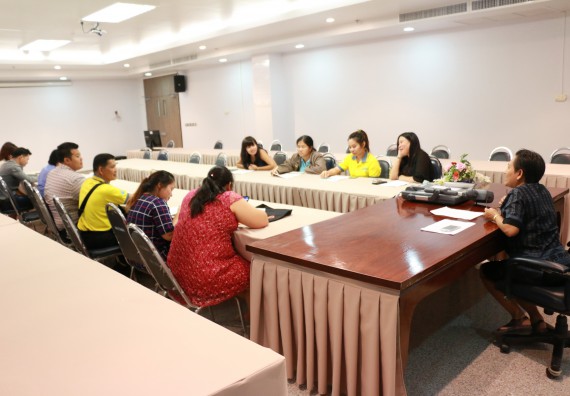 ภาพกิจกรรม คณะวิทยาศาสตร์และเทคโนโลยี จัดการประชุมแจ้งกำหนดการกิจกรรมพัฒนาบุคลากรด้านวิทยาศาสตร์และเทคโนโลยี