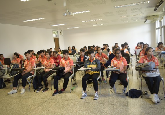 ภาพกิจกรรม คณะวิทยาศาสตร์และเทคโนโลยี จัดอบรมพัฒนาสมรรถนะการทำวิจัยเฉพาะด้าน