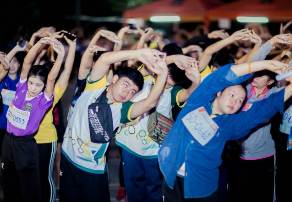 ภาพกิจกรรม คณะวิทยาศาสตร์และเทคโนโลยี เข้าร่วมกิจกรรม KPRU So Fun Run Say No Foam งานเดินวิ่งเพื่อสุขภาพ รักสุขภาพ เลิกใช้โฟม