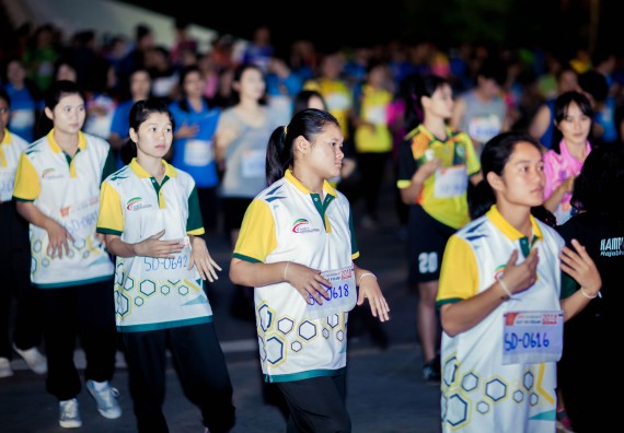 ภาพกิจกรรม คณะวิทยาศาสตร์และเทคโนโลยี เข้าร่วมกิจกรรม KPRU So Fun Run Say No Foam งานเดินวิ่งเพื่อสุขภาพ รักสุขภาพ เลิกใช้โฟม