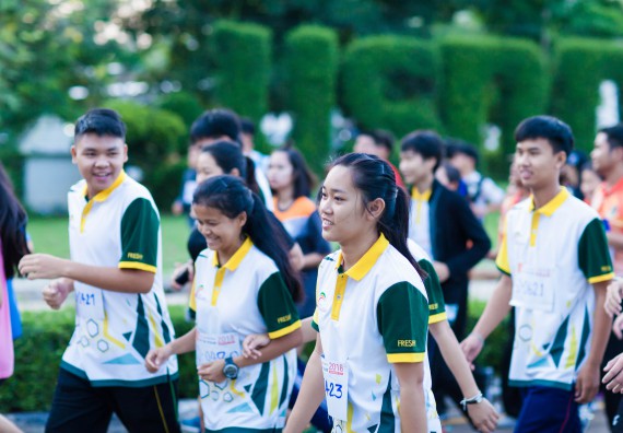 ภาพกิจกรรม คณะวิทยาศาสตร์และเทคโนโลยี เข้าร่วมกิจกรรม KPRU So Fun Run Say No Foam งานเดินวิ่งเพื่อสุขภาพ รักสุขภาพ เลิกใช้โฟม