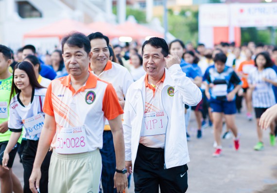 ภาพกิจกรรม คณะวิทยาศาสตร์และเทคโนโลยี เข้าร่วมกิจกรรม KPRU So Fun Run Say No Foam งานเดินวิ่งเพื่อสุขภาพ รักสุขภาพ เลิกใช้โฟม