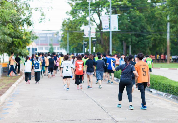 ภาพกิจกรรม คณะวิทยาศาสตร์และเทคโนโลยี เข้าร่วมกิจกรรม KPRU So Fun Run Say No Foam งานเดินวิ่งเพื่อสุขภาพ รักสุขภาพ เลิกใช้โฟม