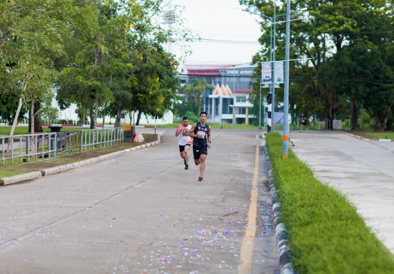 ภาพกิจกรรม คณะวิทยาศาสตร์และเทคโนโลยี เข้าร่วมกิจกรรม KPRU So Fun Run Say No Foam งานเดินวิ่งเพื่อสุขภาพ รักสุขภาพ เลิกใช้โฟม