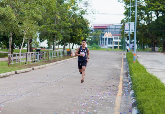 ภาพกิจกรรม คณะวิทยาศาสตร์และเทคโนโลยี เข้าร่วมกิจกรรม KPRU So Fun Run Say No Foam งานเดินวิ่งเพื่อสุขภาพ รักสุขภาพ เลิกใช้โฟม