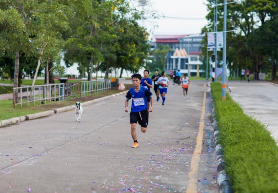 ภาพกิจกรรม คณะวิทยาศาสตร์และเทคโนโลยี เข้าร่วมกิจกรรม KPRU So Fun Run Say No Foam งานเดินวิ่งเพื่อสุขภาพ รักสุขภาพ เลิกใช้โฟม