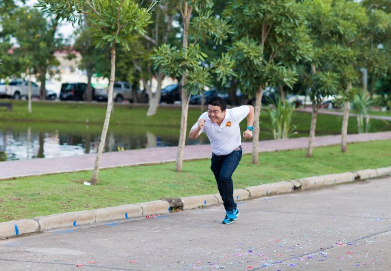 ภาพกิจกรรม คณะวิทยาศาสตร์และเทคโนโลยี เข้าร่วมกิจกรรม KPRU So Fun Run Say No Foam งานเดินวิ่งเพื่อสุขภาพ รักสุขภาพ เลิกใช้โฟม